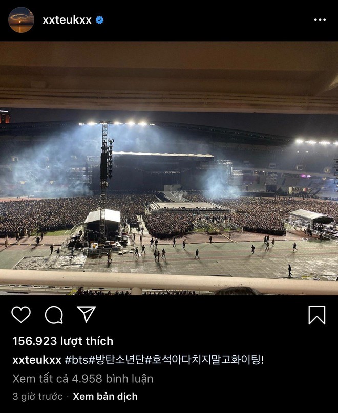 Leeteuk (Super Junior) ghé thăm concert của hậu bối hàng xóm BTS, không quên gửi lời nhắn ngọt ngào đến cậu em J-Hope - Ảnh 3.