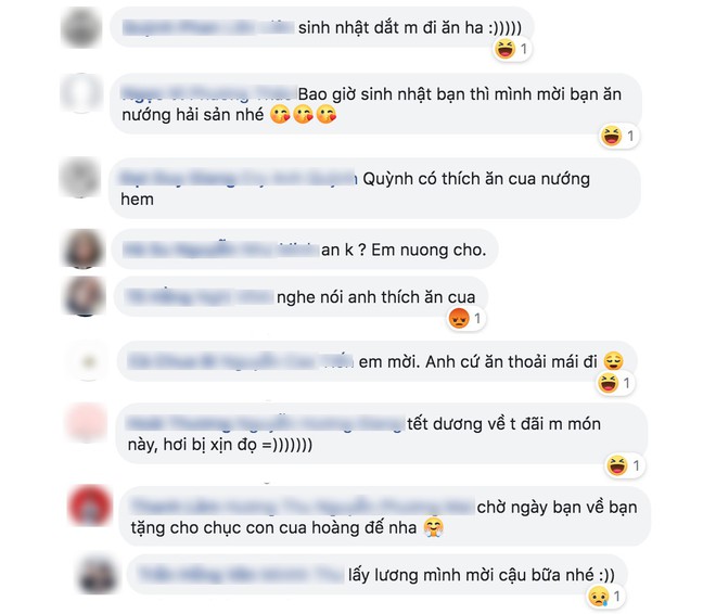 Được gợi &yacute; m&oacute;n cua nướng, d&acirc;n mạng đồng loạt tag bạn mời đi ăn nhưng xem h&igrave;nh mới hiểu v&igrave; sao đứa bạn th&acirc;n tự nhi&ecirc;n h&agrave;o ph&oacute;ng thế - Ảnh 2.