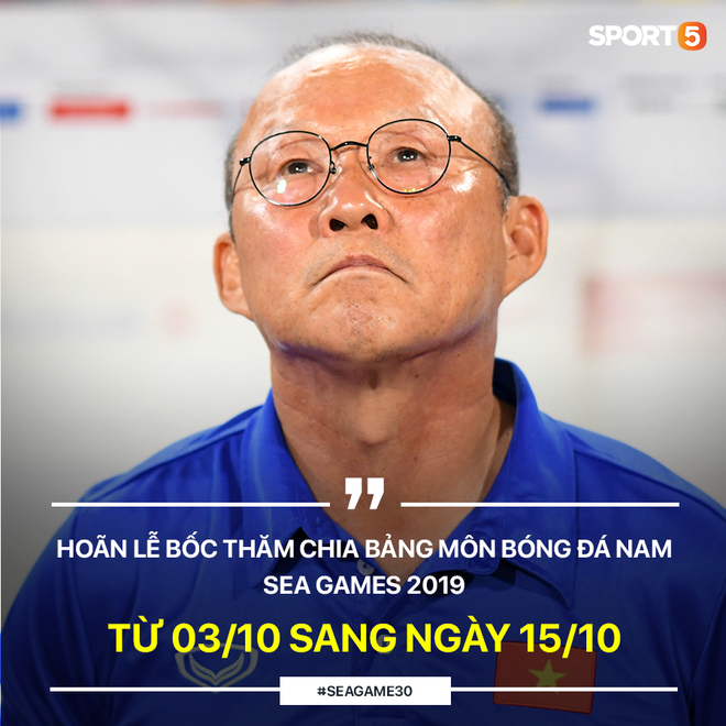 Bất ngờ hoãn lễ bốc thăm chia bảng môn bóng đá SEA Games 2019, HLV Park Hang-seo tiếp tục phải chờ đợi - Ảnh 1.