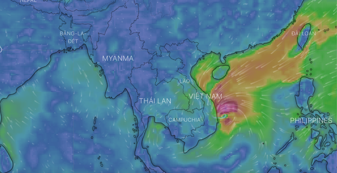 Tin bão khẩn cấp: Bão số 5 đã áp sát Bình Định - Phú Yên, giật cấp 12 và gây mưa rất lớn - Ảnh 1.