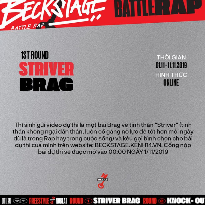 BeckStage Battle Rap: cổng gửi bài dự thi và bình chọn đã mở, cơ hội để bạn show hết tài năng đến rồi đây! - Ảnh 1.