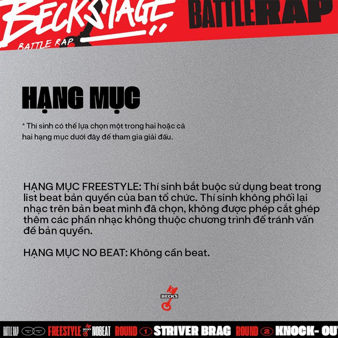 BeckStage Battle Rap: cổng gửi bài dự thi và bình chọn đã mở, cơ hội để bạn show hết tài năng đến rồi đây! - Ảnh 2.