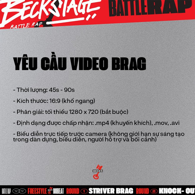 BeckStage Battle Rap: cổng gửi bài dự thi và bình chọn đã mở, cơ hội để bạn show hết tài năng đến rồi đây! - Ảnh 3.