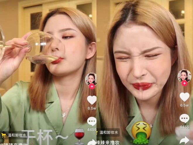 Beauty blogger triệu follow uống luôn nước tẩy trang chỉ để chứng minh sản phẩm không gây hại cho sức khỏe - Ảnh 1.