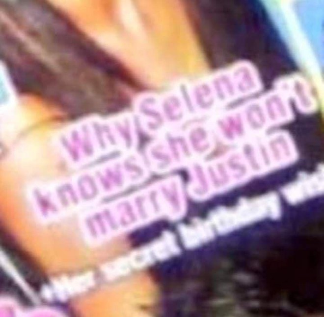 Rùng mình bức ảnh tạp chí Hailey cầm năm xưa: In bìa Justin - Selena, ai ngờ zoom kỹ dòng chữ ra lời tiên tri chính xác - Ảnh 2.