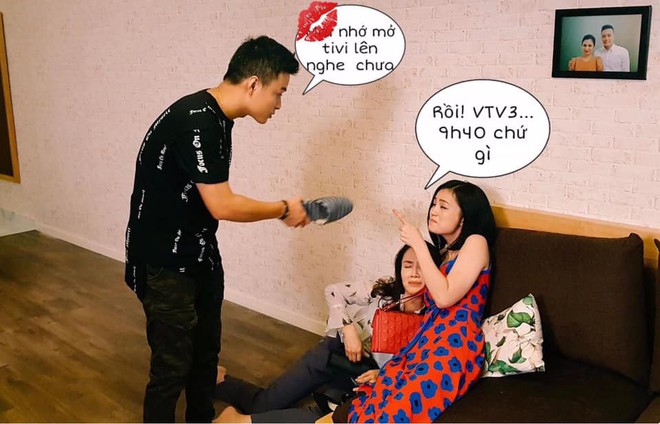 Hậu trường vui như hội của Hoa Hồng Trên Ngực Trái: Bạn thân hí hửng nhìn Khuê ẵm nửa tỷ, Thái buồn như mất sổ gạo! - Ảnh 18.