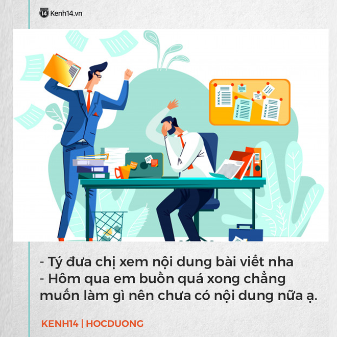 Những l&yacute; do ngớ ngẩn đến nực cười của người trẻ để bao biện với sếp khi chưa ho&agrave;n th&agrave;nh deadline - Ảnh 13.