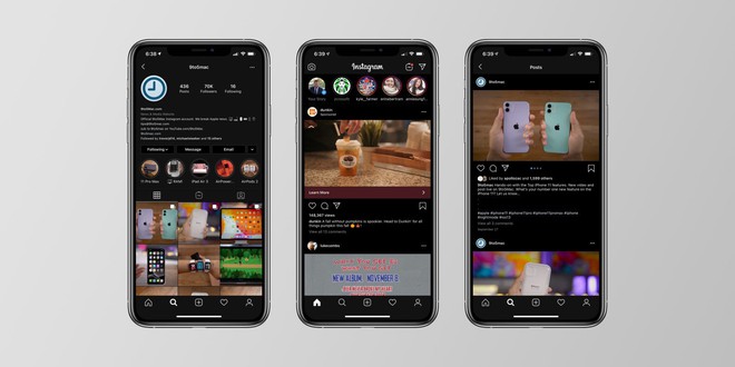 Instagram bản Dark Mode chính thức đổ bộ: Vừa lạ vừa quen, chuẩn bài cú đêm lướt ảnh - Ảnh 4.