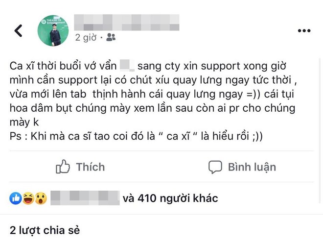 Góc hoang mang: Quản lý của Hương Ly lại tiếp tục tố Đức Phúc, Hòa Minzy và Erik vô ơn, chuyện gì đã xảy ra? - Ảnh 2.