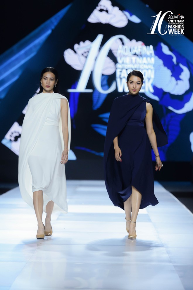 Hoa hậu Hương Giang catwalk xuất thần trong show diễn khép lại AVIFW Thu Đông 2019 - Ảnh 2.