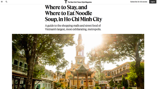 HOT: Loạt địa điểm “đỉnh của đỉnh” ở Sài Gòn xuất hiện trên thời báo The New York Times, update diện mạo thành phố lên 1 level mới - Ảnh 1.