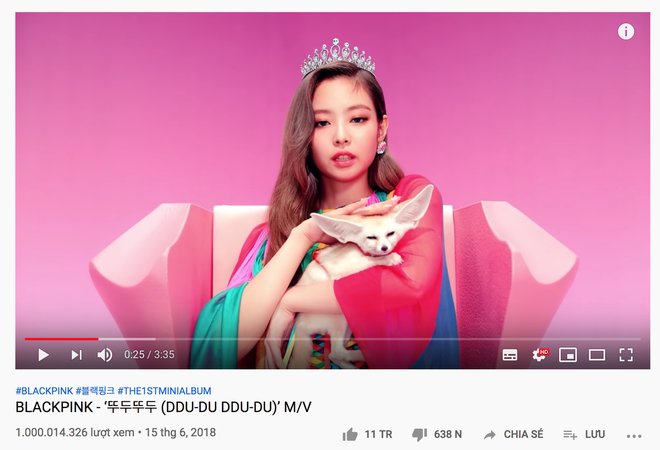 NÓNG: DDU-DU DDU-DU vừa cán mốc 1 tỷ view và 11 triệu like cùng lúc, BLACKPINK lập kỷ lục chưa từng có với 1 nhóm nhạc Kpop! - Ảnh 2.