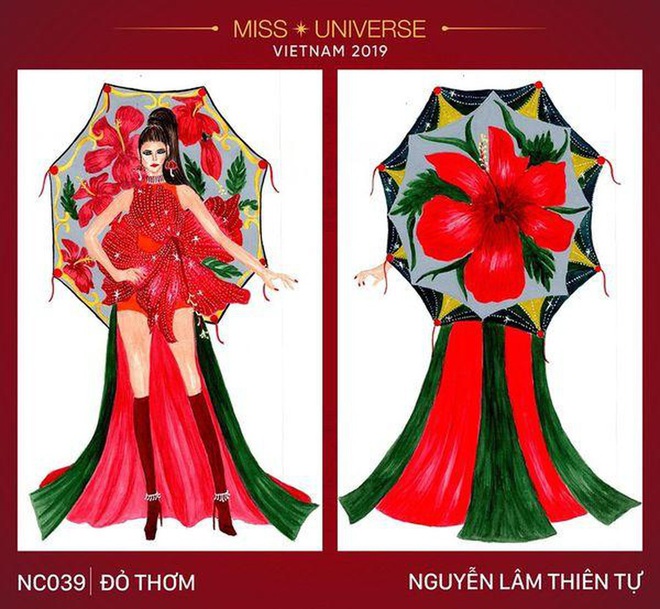 Đối thủ của Hoàng Thùy chọn ngay trang phục hoa dâm bụt đỏ thơm tại Miss Universe - Ảnh 4.