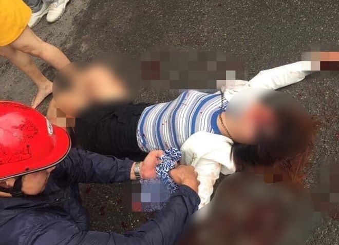 Hà Nội: Kinh hoàng nam thanh niên cầm dao truy sát 2 cô gái, 1 người bị đâm gục - Ảnh 1.