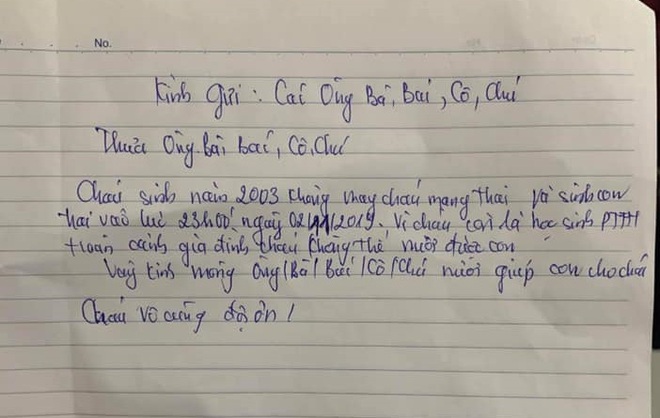 Nam Định: Bé trai 10 ngày tuổi bị mẹ bỏ rơi cùng bức thư không thể nuôi được con vì còn là học sinh cấp 3 - Ảnh 2.