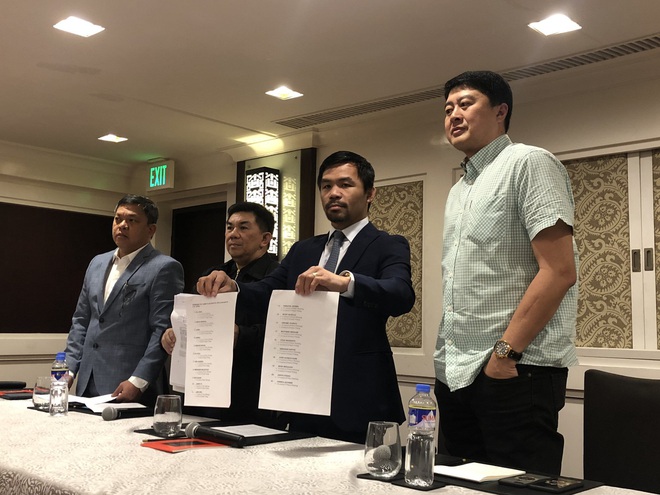 Giải đấu b&oacute;ng rổ của huyền thoại boxing Manny Pacquiao r&uacute;ng động v&igrave; nghi &aacute;n d&agrave;n xếp tỷ số - Ảnh 1.