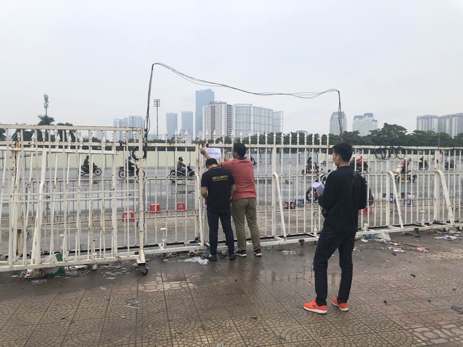 Hoàn tất công tác an ninh, chuẩn bị đón khán giả tới sân cổ vũ trận đấu giữa Việt Nam và UAE trước 4 tiếng bóng lăn - Ảnh 3.