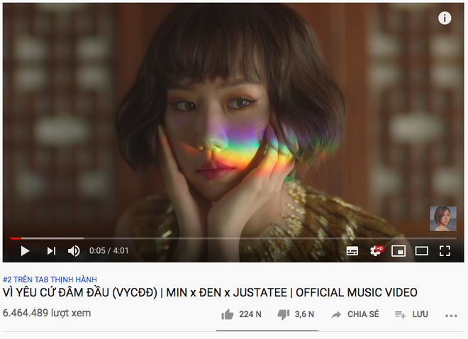 Góc hoang mang: Youtube lag cực mạnh khiến MV của Min không biết đang ở vị trí top 1 hay top 2 của Trending??? - Ảnh 3.