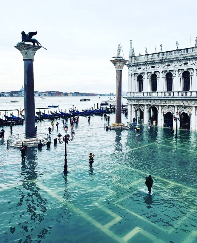 “Đen hơn cả anh Vâu” chính là khách du lịch ở Venice hiện tại: Mặc cho “xung quanh toàn là nước” vẫn ngậm ngùi lội bì bõm check-in! - Ảnh 8.