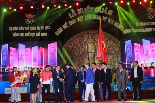 Lễ xuất quân đoàn thể thao dự SEA Games 30: Dàn trai xinh gái đẹp sẵn sàng cho đại hội thể thao lớn nhất khu vực - Ảnh 5.