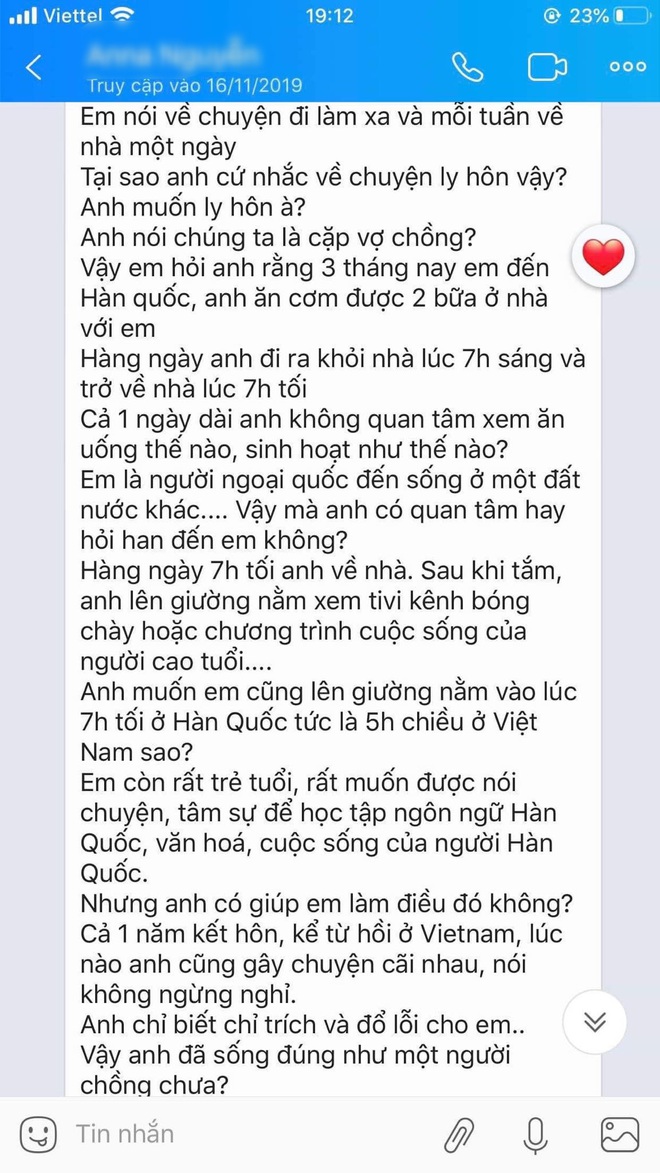 Những dòng tin nhắn cuối cùng của cô dâu Việt gửi chồng Hàn trước khi bị sát hại khiến nhiều người xót xa - Ảnh 4.