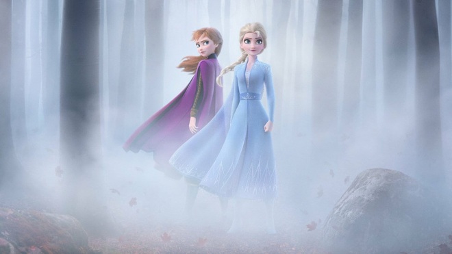 Đầm voan công chúa Elsa và Anna hoa mai vàng