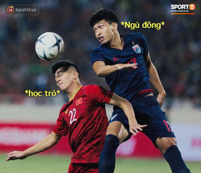 Loạt ảnh chế màn tranh chấp căng thẳng giữa các cầu thủ Việt Nam và Thái Lan: Lẩu gì mà cay cay thế xin thưa rằng lẩu Thái - Ảnh 12.