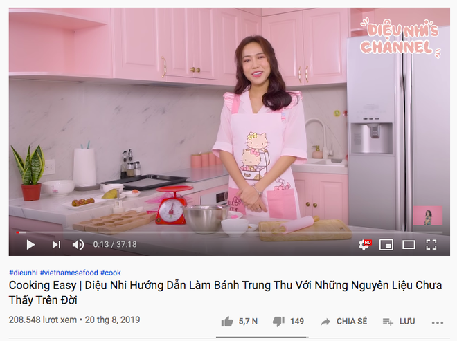 Diệu Nhi là nghệ sĩ Vbiz đầu tiên có series mukbang trên Youtube: ăn khoẻ bất ngờ, độ “lầy lội” thì khỏi bàn! - Ảnh 3.