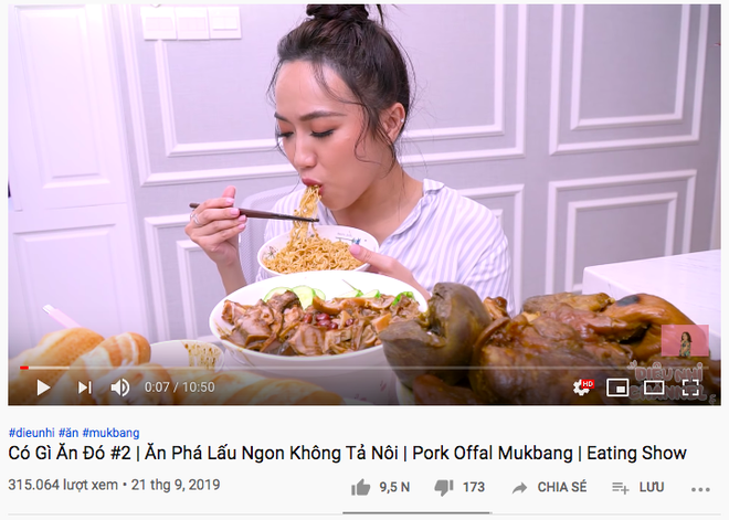 Diệu Nhi là nghệ sĩ Vbiz đầu tiên có series mukbang trên Youtube: ăn khoẻ bất ngờ, độ “lầy lội” thì khỏi bàn! - Ảnh 11.