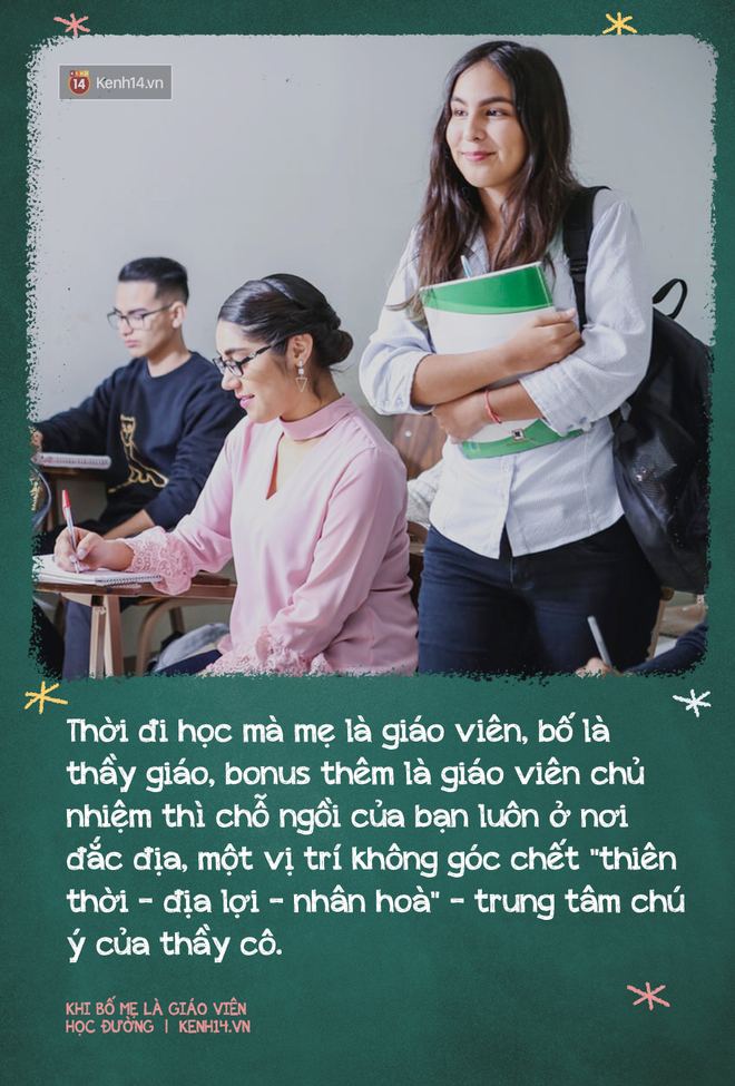 Khi có bố mẹ là giáo viên: Sướng đâu chẳng thấy, chỉ thấy chồng chất áp lực, suốt ngày bị mang ra so sánh, đố kỵ - Ảnh 1.