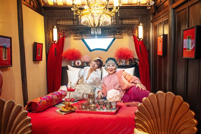 G&aacute;i Gi&agrave; Lắm Chi&ecirc;u 3 khoe nh&acirc;n vật mới: Mệ nội Hồng V&acirc;n c&oacute; gu thời trang lồng lộn đố ai chơi lại - Ảnh 3.