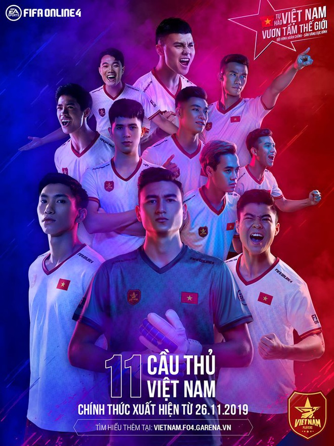 Với đội h&igrave;nh đủ 11 cầu thủ lại c&ograve;n tăng chỉ số, tuyển Việt Nam trở th&agrave;nh cực phẩm trong FIFA Online 4 - Ảnh 4.