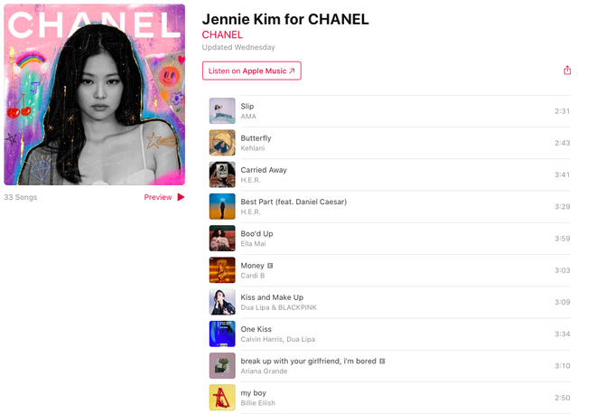 Playlist của Jennie dạo này: Chỉ nghe đúng một bài của BLACKPINK; ngoài ra có thêm hit của Ariana Grande, Rihanna, Billie Eilish, Lauv... - Ảnh 1.
