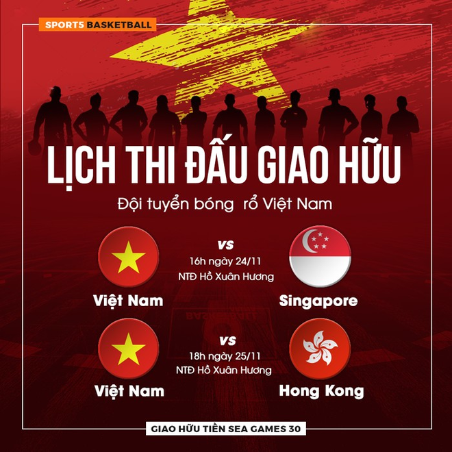 Đội tuyển bóng rổ Việt Nam sẽ có hai trận giao hữu cuối cùng trước khi chốt danh sách chính thức tại SEA Games 30 - Ảnh 1.