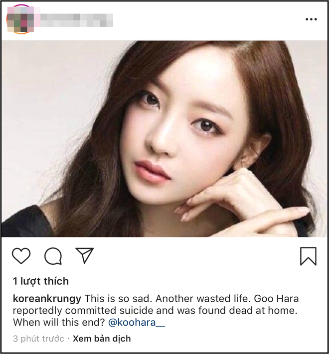 Netizen thế giới bàng hoàng trước tin Goo Hara đột ngột qua đời vào chiều nay: Làm ơn, ở lại với chúng tôi đi! - Ảnh 1.