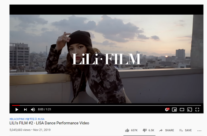 Đăng video nhảy nhót “sương sương”, số view của Lisa (BLACKPINK) trong 4 ngày vượt luôn MV gốc ra lò cả tháng - Ảnh 2.