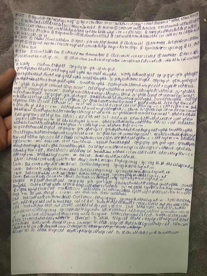 Choáng trước cách học Triết của sinh viên thời nay: Làm đề cương chữ chi chít như ma trận, thậm chí còn viết tắt 100% - Ảnh 1.