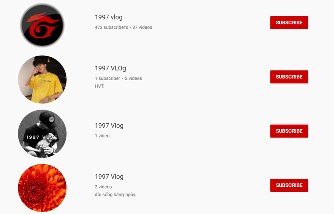 1977 Vlog bị nhái hàng loạt trên YouTube: Hết trò kiếm fame nên bôi ra 1997, 1777 Vlog để đó cho vui? - Ảnh 3.