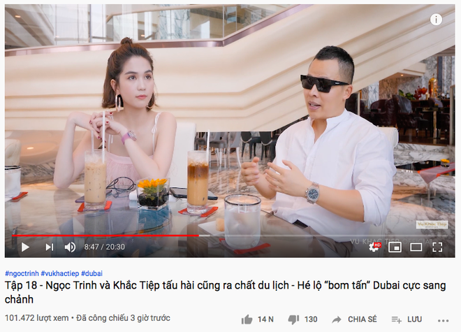 Vũ Khắc Tiệp và Ngọc Trinh tiết lộ chi phí quay vlog mỗi tập tốn hơn nửa tỷ, hứa hẹn sắp tái hợp trong “bom tấn” du lịch Dubai - Ảnh 3.