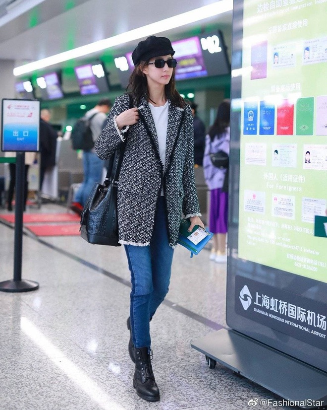Style sân bay sao Hoa - Hàn tuần qua: Công thức blazer + jeans được chọn nhiều, nhưng ai mới là người mặc đẹp nhất? - Ảnh 9.