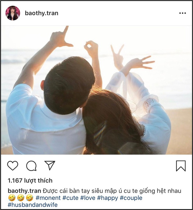 Bảo Thy &ldquo;ph&aacute; lệ&rdquo; đăng ảnh hạnh ph&uacute;c b&ecirc;n &ocirc;ng x&atilde; sau kết h&ocirc;n, lần đầu h&eacute; lộ điểm giống nhau của cả hai - Ảnh 1.