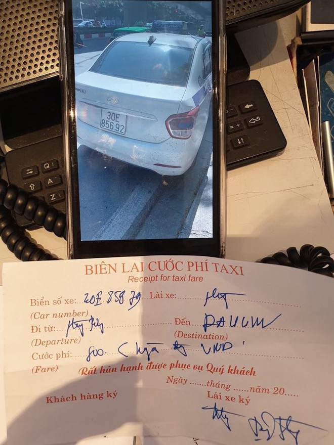 Hà Nội: Một tài xế bị tố chặt chém khách nước ngoài 960k cho quãng đường chỉ 96k, hãng taxi Thanh Nga lên tiếng - Ảnh 2.