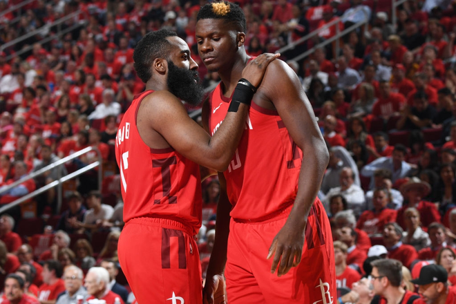 NBA 19-20: James Harden lập Double-double, Houston Rockets nghiền nát Golden State Warriors tại thánh địa Toyota Center - Ảnh 2.