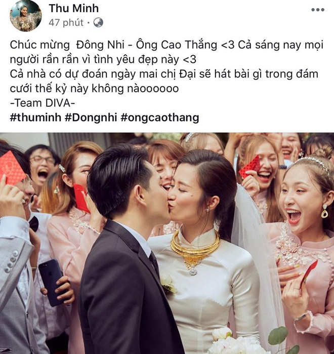 Dàn sao Việt xúc động trước khoảnh khắc Đông Nhi và Ông Cao Thắng về chung một nhà sau 1 thập kỷ yêu - Ảnh 1.