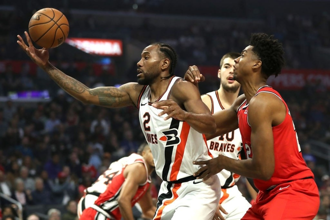 NBA 19-20: Bùng nổ ở hiệp 4, Kawhi Leonard giúp Los Angeles Clippers thoát thua trước Portland Trail Blazers - Ảnh 3.