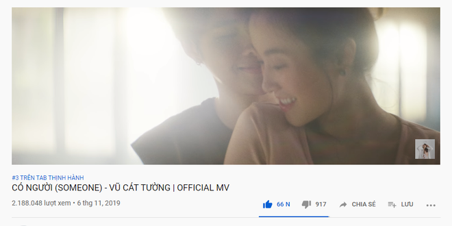C&oacute; Người chỉ mất 2 ng&agrave;y để vượt qua lượt xem của Leader 13 th&aacute;ng: lựa chọn trở về ballad của Vũ C&aacute;t Tường l&agrave; qu&aacute; đ&uacute;ng đắn? - Ảnh 1.