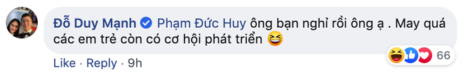 Duy Mạnh phối hợp Đức Huy troll đàn anh giải nghệ: Vui vì ông anh nghỉ, sẽ làm lễ ăn mừng to như Gala mừng công - Ảnh 1.