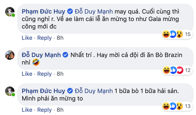 Duy Mạnh phối hợp Đức Huy troll đàn anh giải nghệ: Vui vì ông anh nghỉ, sẽ làm lễ ăn mừng to như Gala mừng công - Ảnh 2.