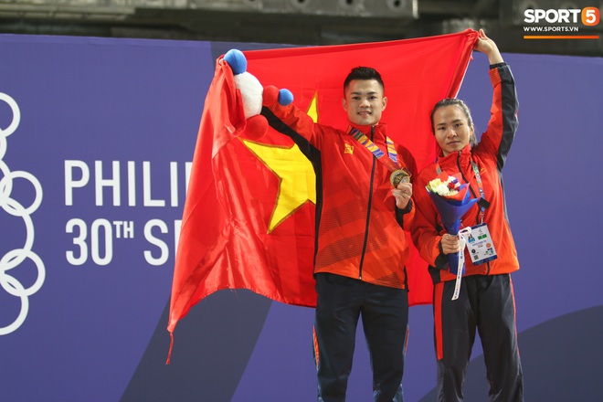 Giành huy chương vàng SEA Games 30, VĐV cử tạ Lại Gia Thành nói: Đối thủ hôm nay cũng bình thường - Ảnh 3.