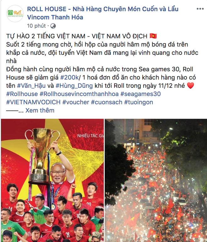 Việt Nam giành HCV rồi, quán nào mà chưa giảm giá ăn mừng là lỗi thời ngay với loạt quán dưới đây đó! - Ảnh 22.